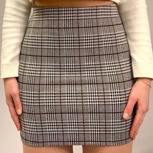 Plaid Mini Skirt